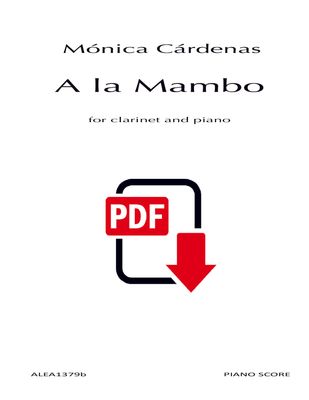 Cardenas: A la Mambo for clarinet and piano (PDF)