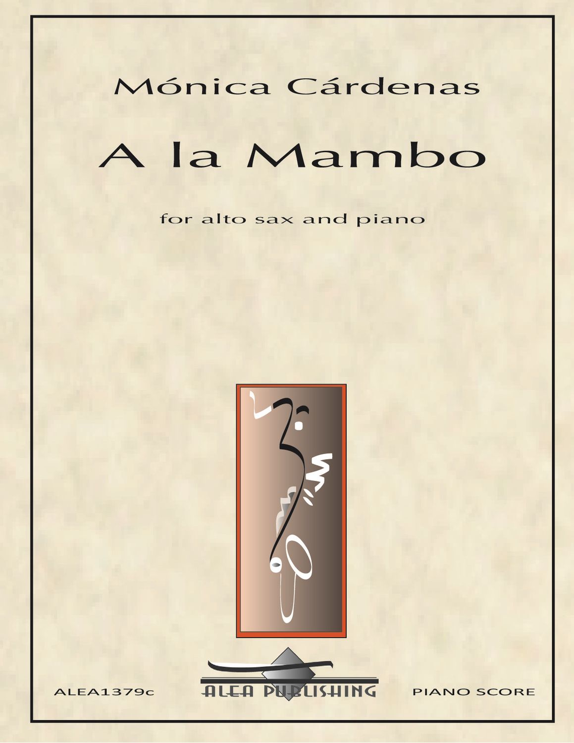 Cardenas: A la Mambo for alto sax and piano (Hard Copy)