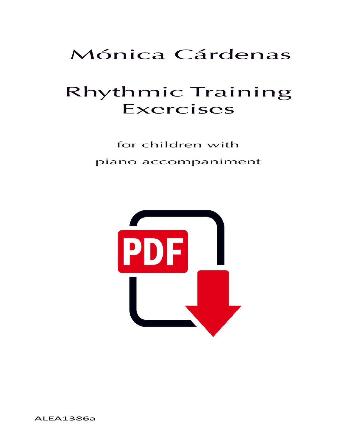 Cardenas: Rhythmic Training Exercises for children (PDF)