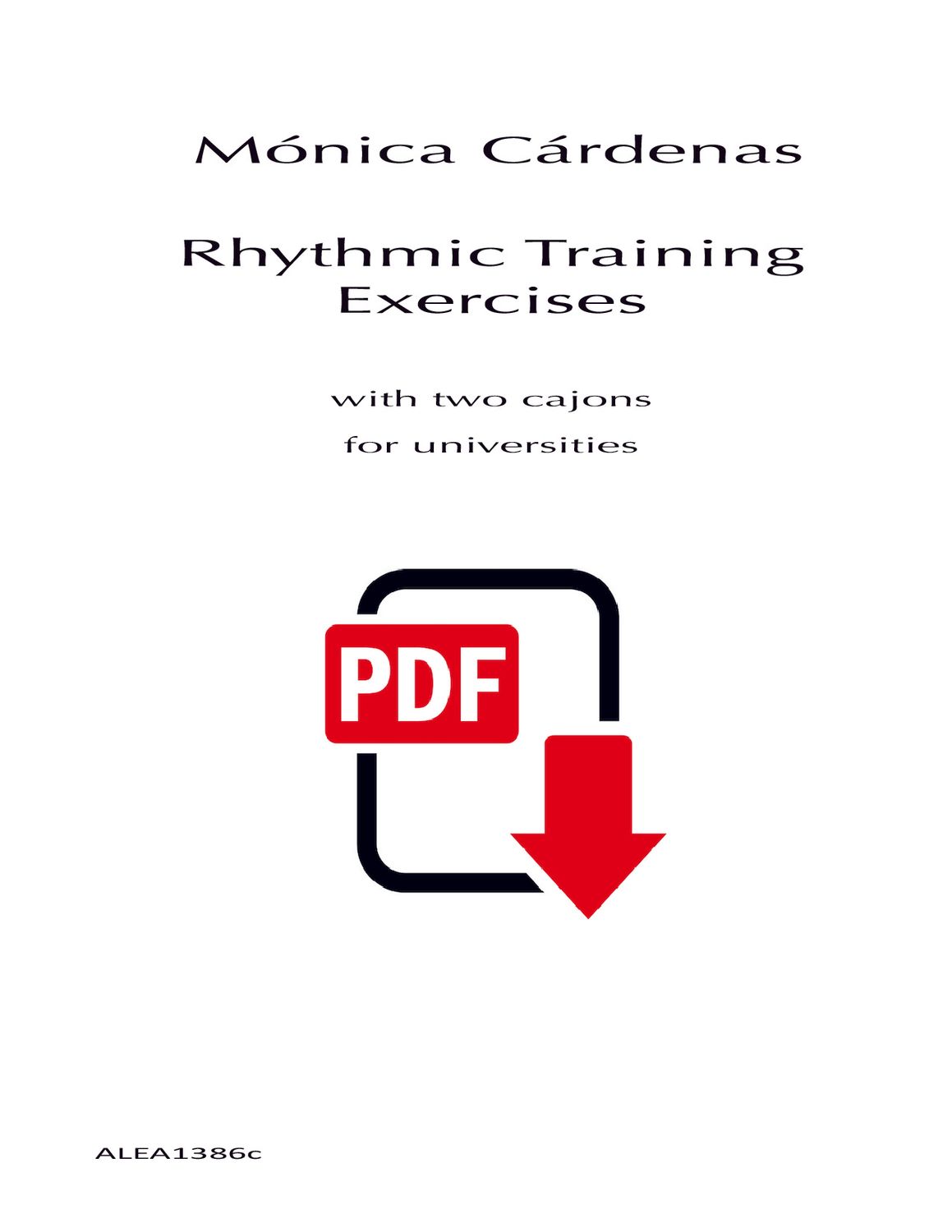Cardenas: Rhythmic Training Exercises for universities (PDF)