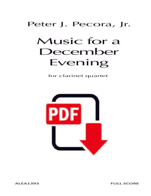 Pecora: Music for a December Evening (PDF)