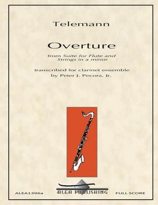 Telemann: Overture for clarinet ensemble (Hard Copy)