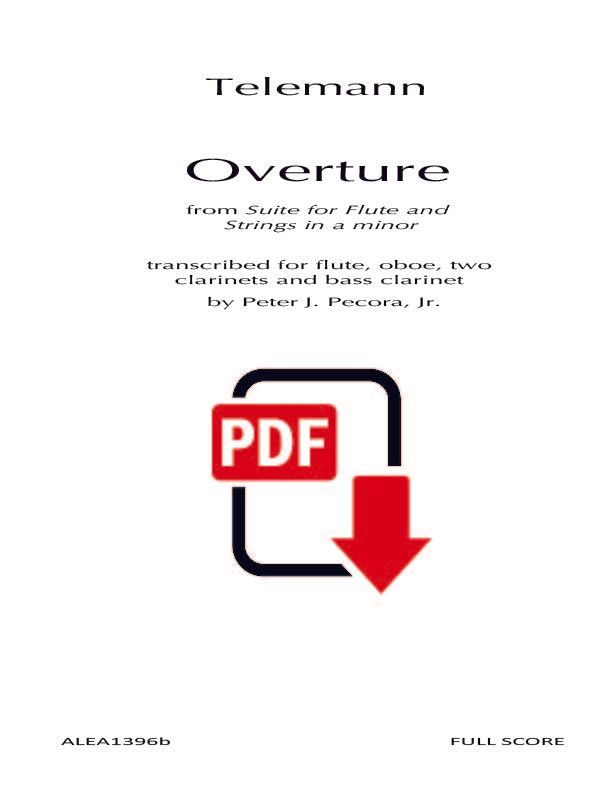 Telemann: Overture for mixed wind quintet (PDF)