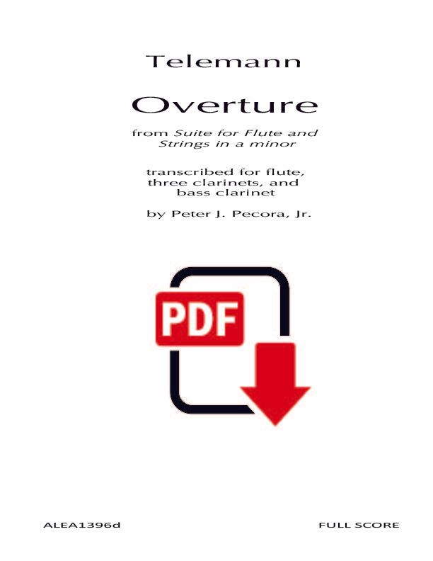 Telemann: Overture for mixed wind quintet (PDF)
