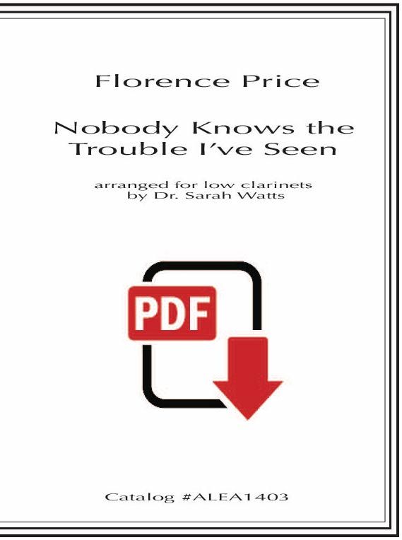 Price: Nobody Knows the Trouble I&#39;ve Seen (PDF)