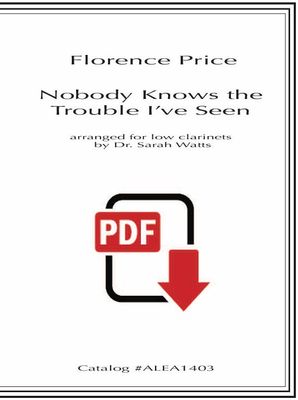 Price: Nobody Knows the Trouble I&#39;ve Seen (PDF)