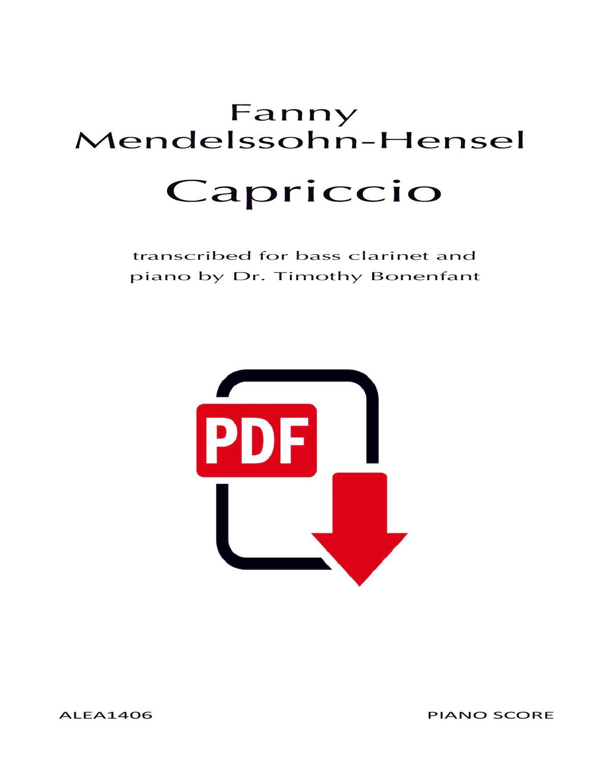 Mendelssohn-Hensel: Capriccio (PDF)