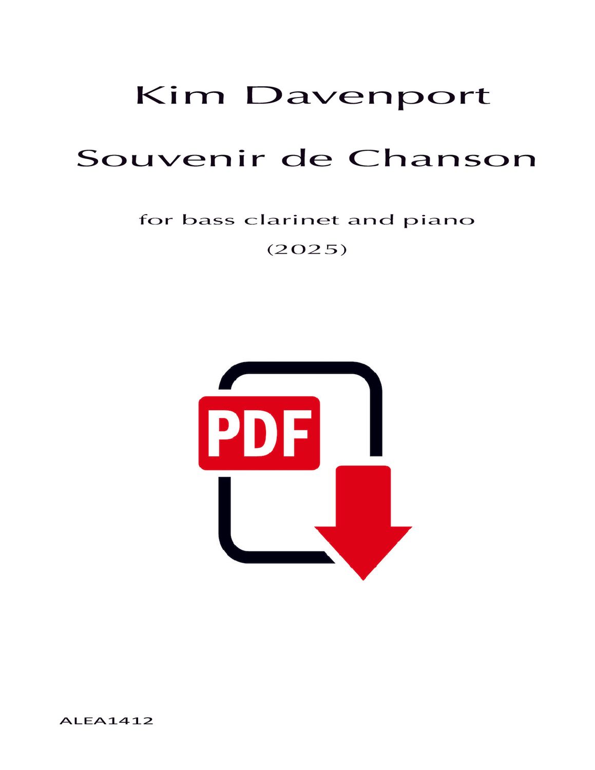 Davenport: Souvenir de Chanson (PDF)