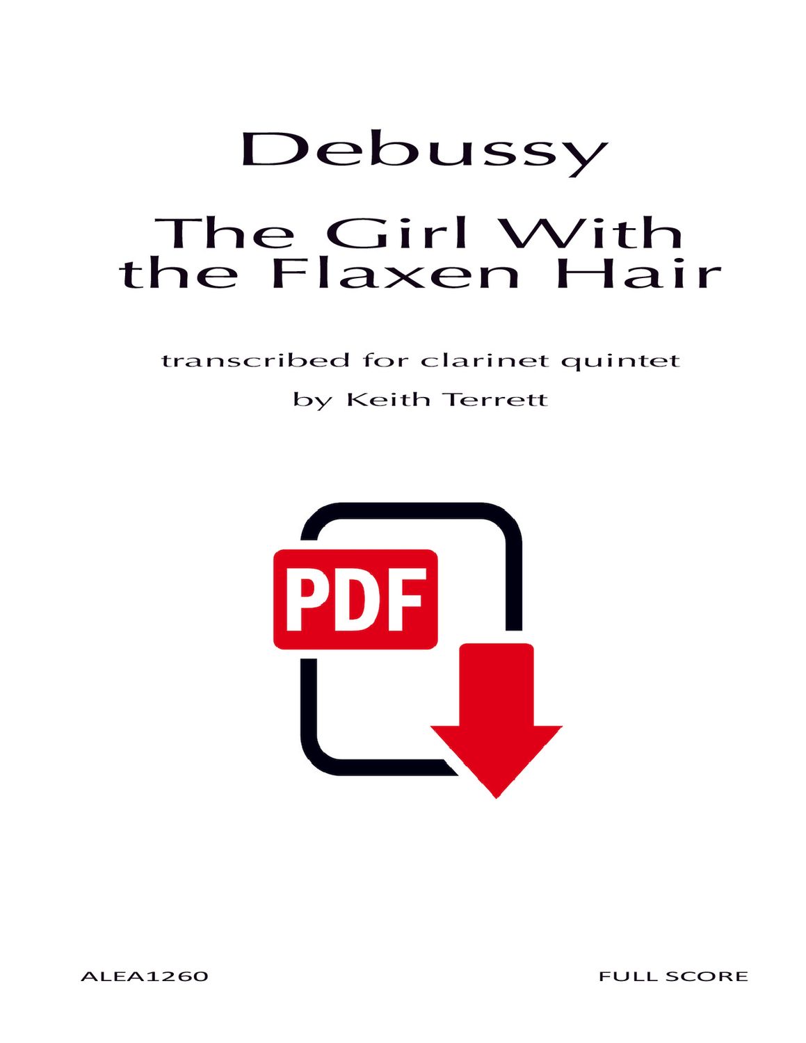 Debussy: Girl With the Flaxen Hair (PDF)