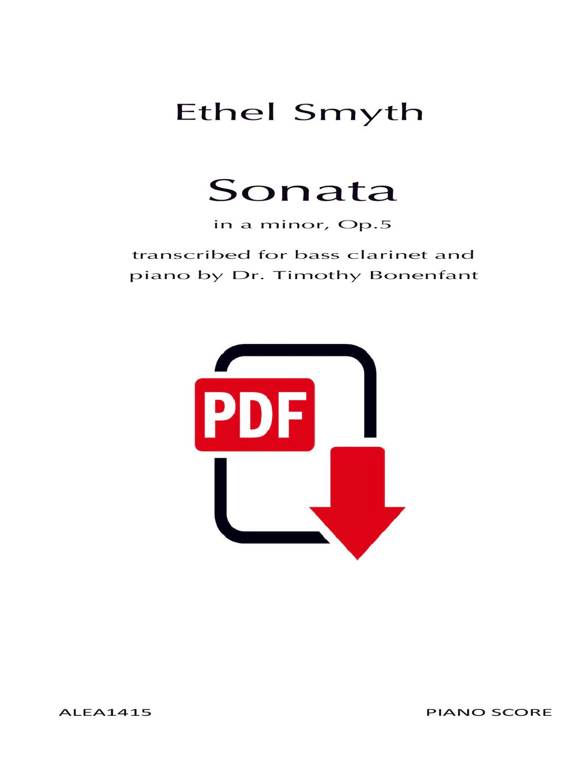 Smyth: Sonata in A Minor (PDF)