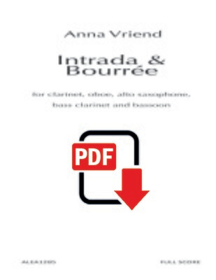 Vriend: Intrada &amp; Bourrée (PDF)