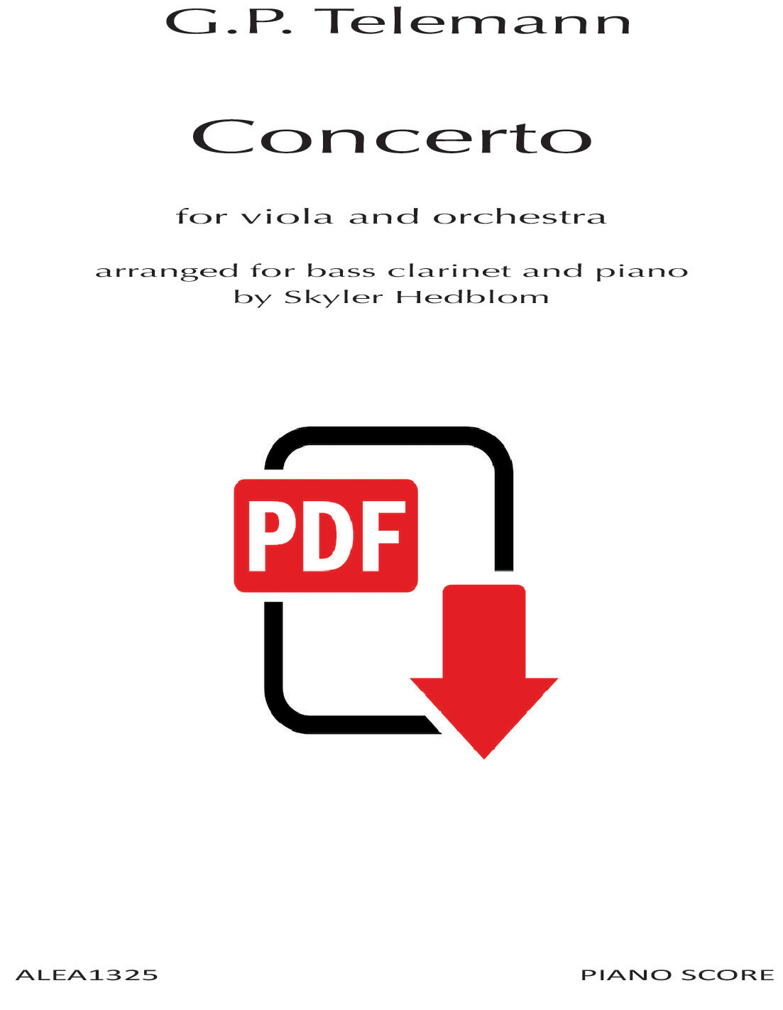Telemann: Concerto (PDF)