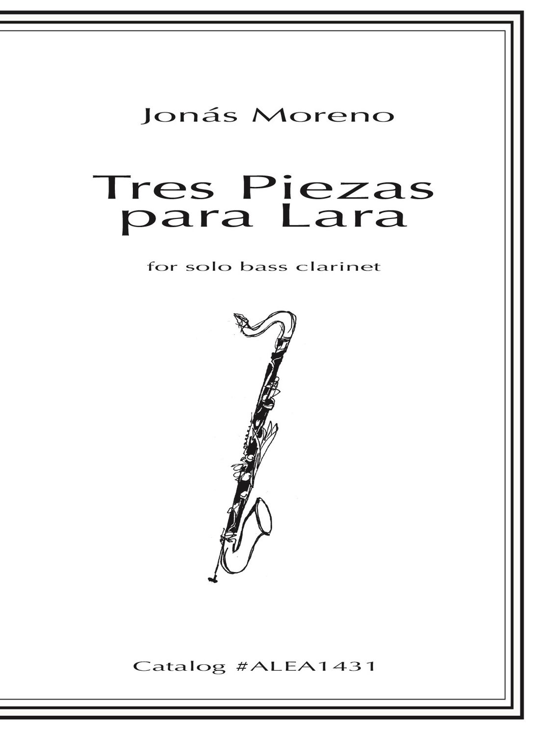 Moreno: Tres piezas para Lara (Hard Copy)