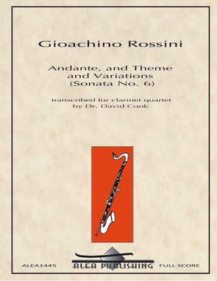 Rossini: Andante, and Theme and Variations (Hard Copy)