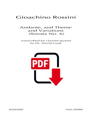Rossini: Andante, and Theme and Variations (PDF)