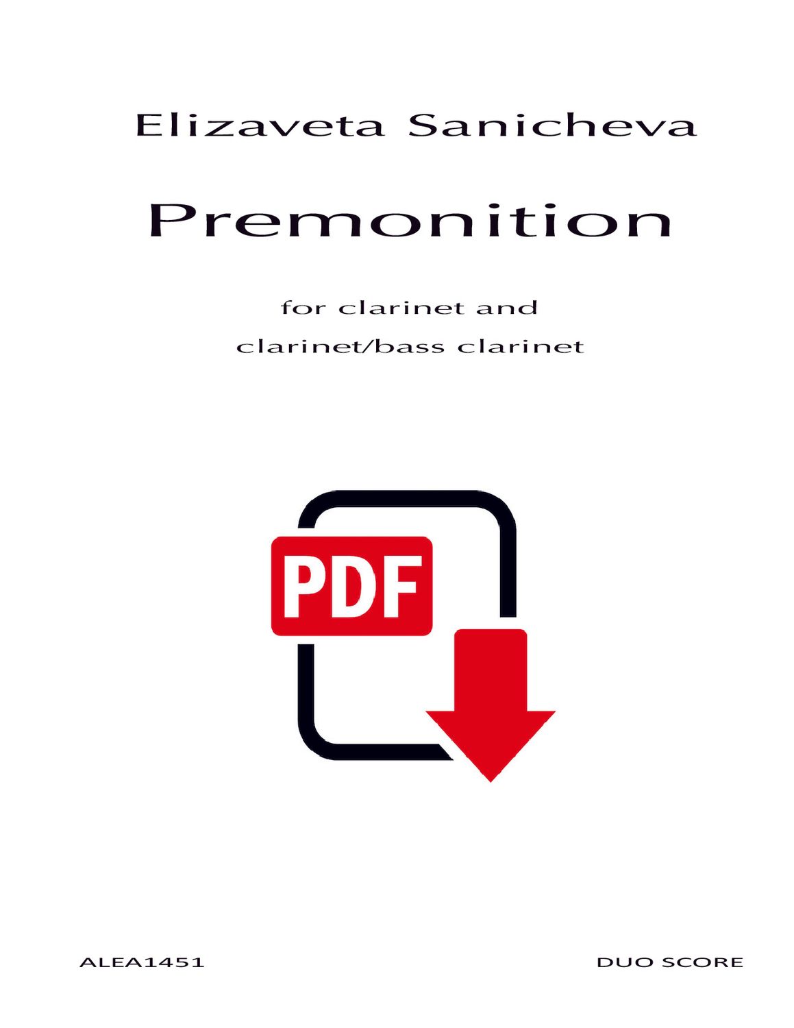 Sanicheva: Premonition (PDF)