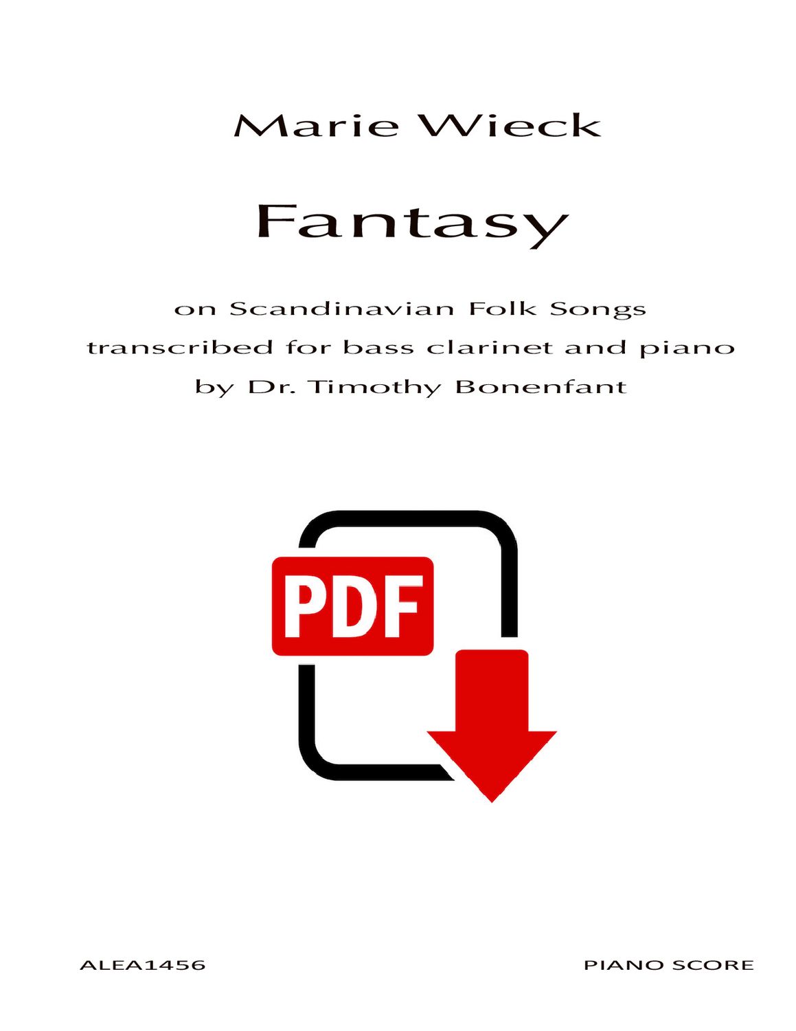 Wieck: Fantasy on Scandinavian Folk Songs (PDF)