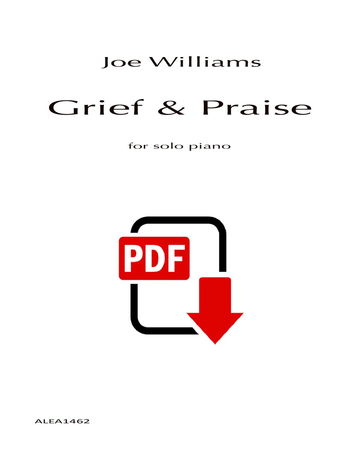 Williams: Grief &amp; Praise (PDF)