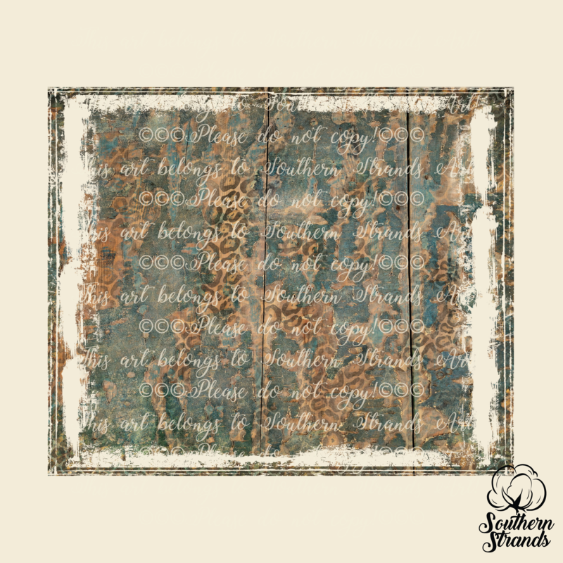 Blue Leopard Peel Background