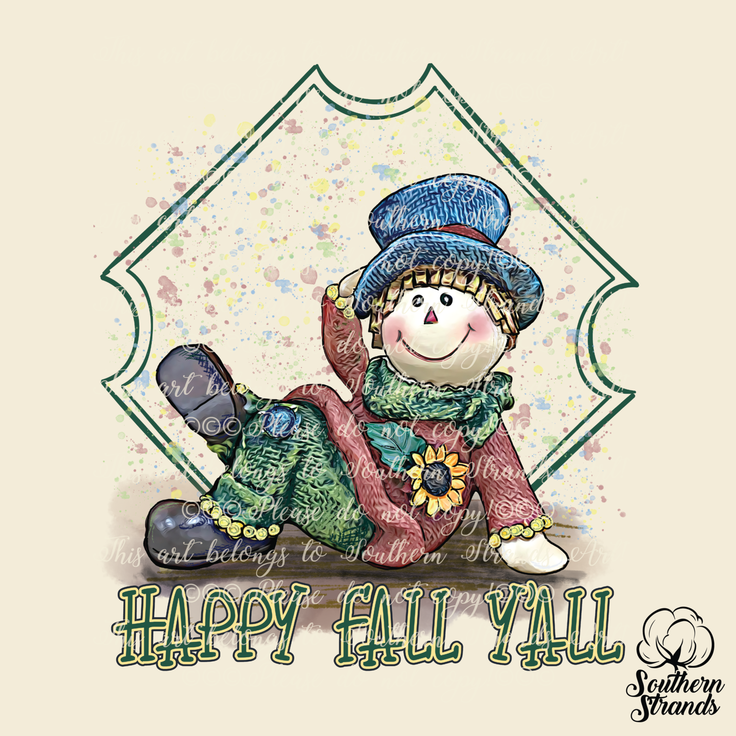 Happy Fall Scarecrow