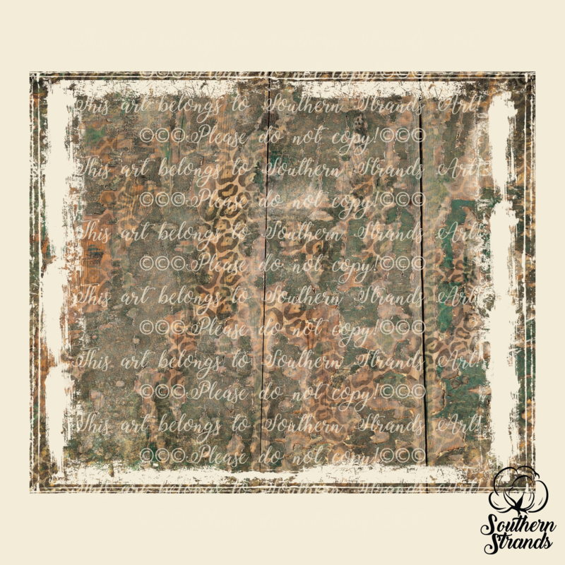 Green Leopard Peel Background