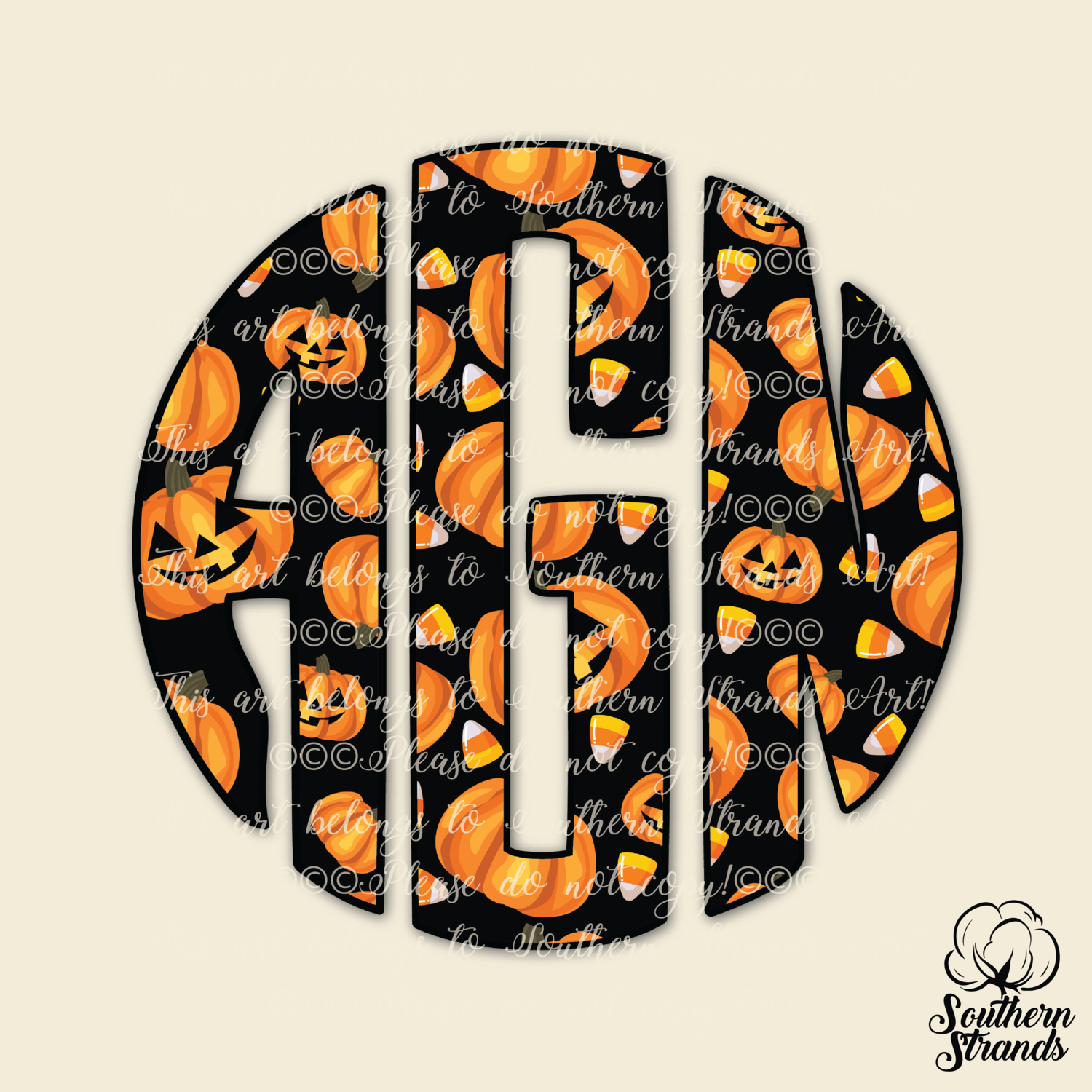 Jack-O-Lantern Circle Alpha | 78 files
