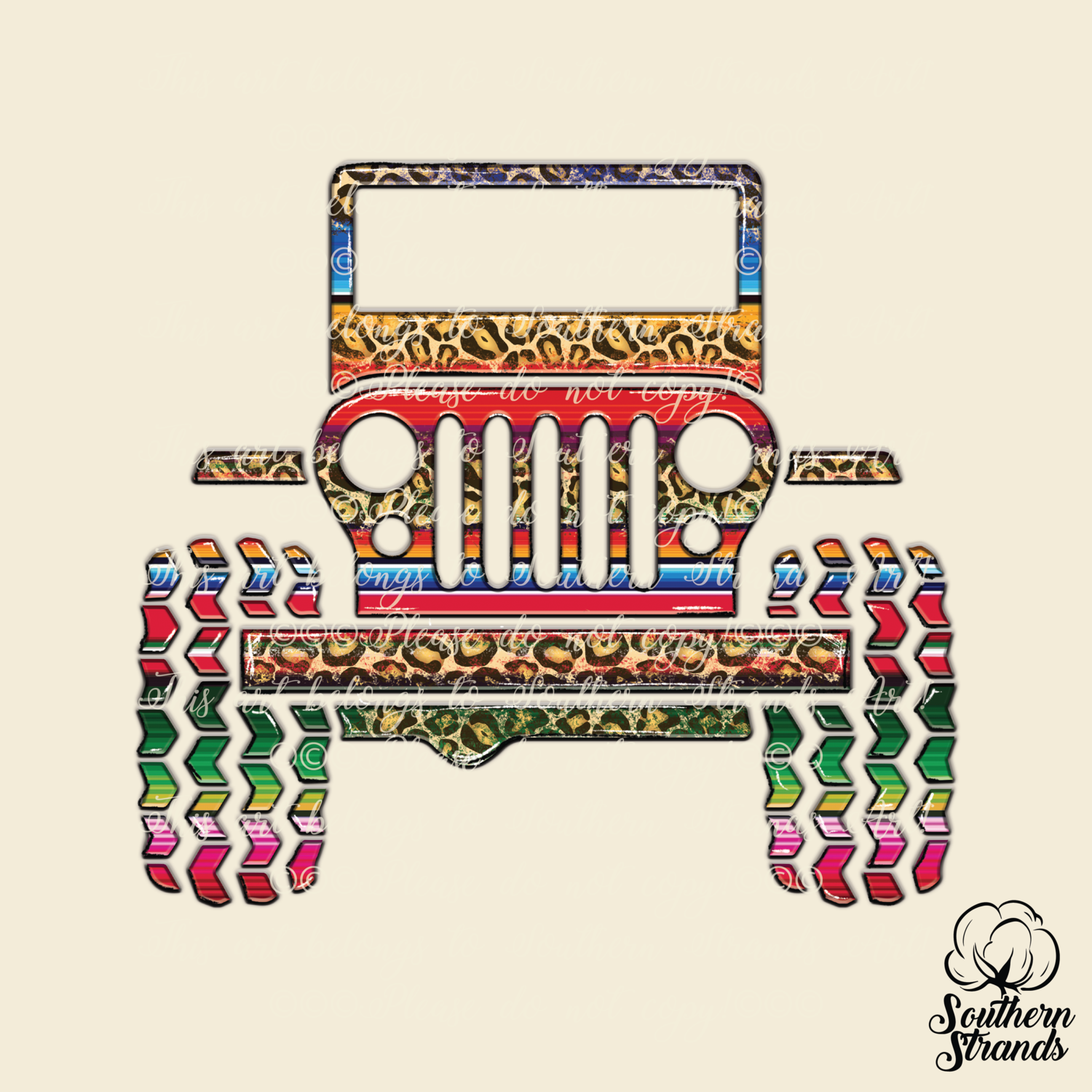 Off-Road Serape Leopard | DIGITAL DESIGN