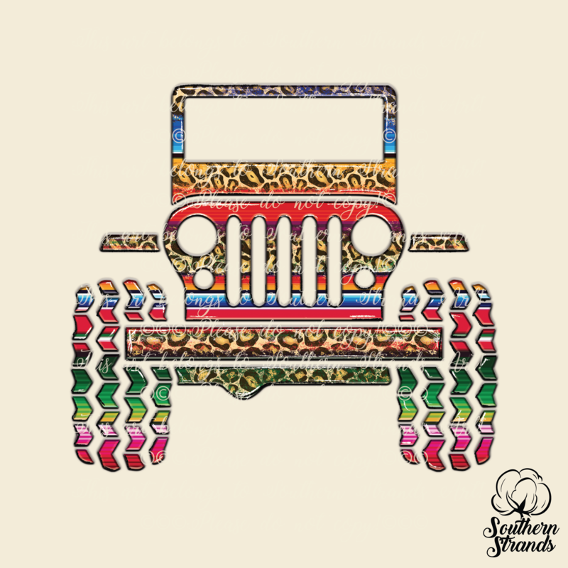 Off-Road Serape Leopard | DIGITAL DESIGN