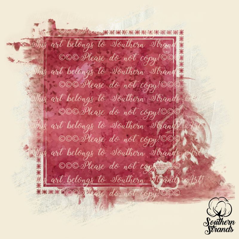 Vintage Christmas Background-Add Your Own Words