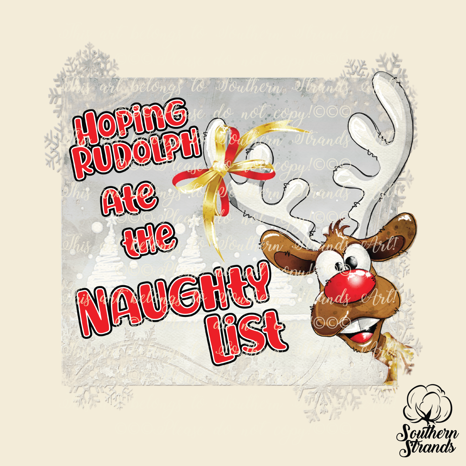 Hoping Rudolph Ate The Naughty List