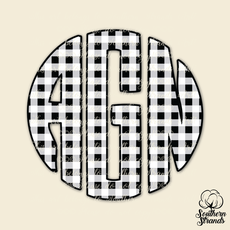 Black and White Check Circle Alpha