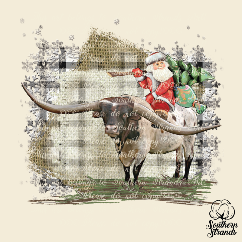 Longhorn Santa