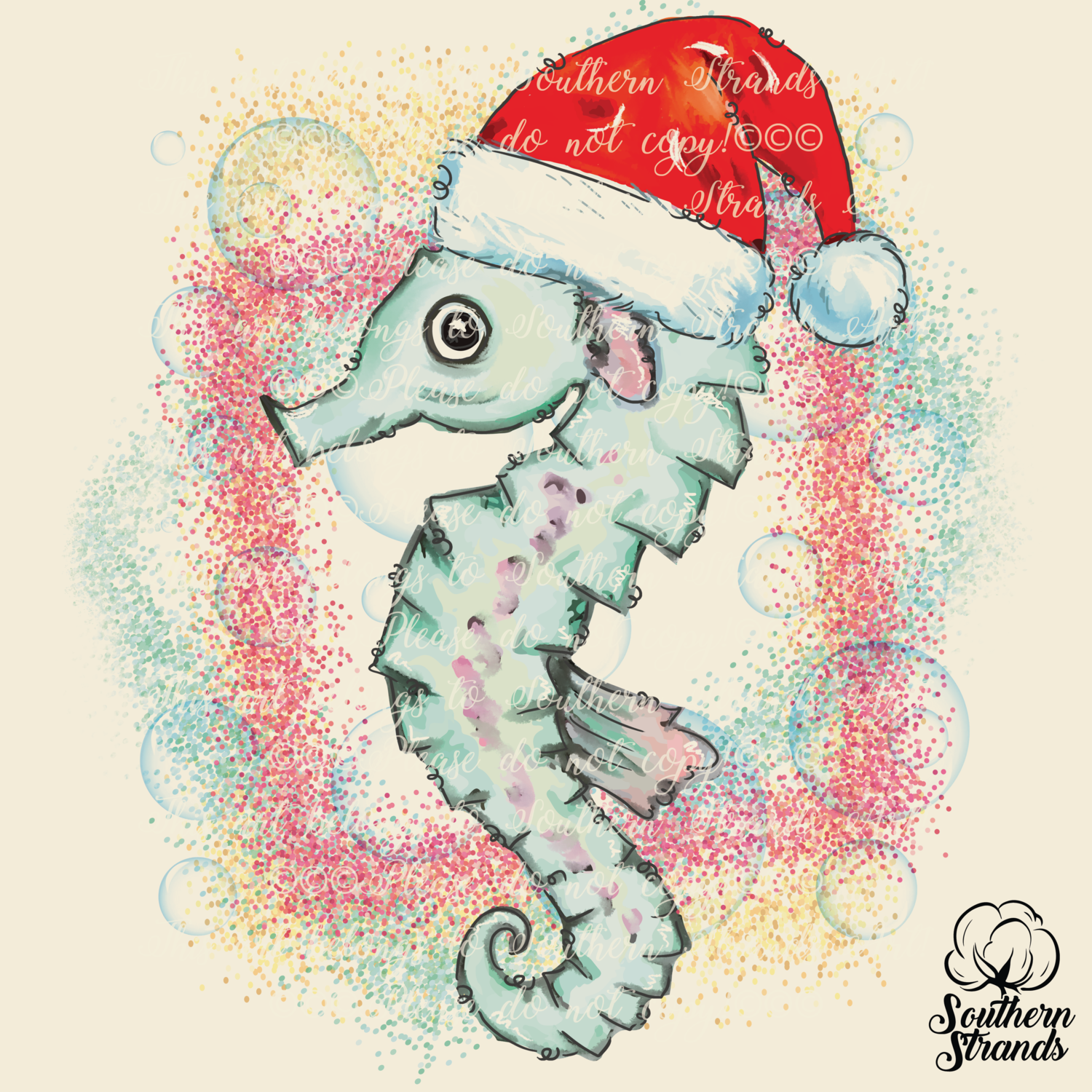 Christmas Seahorse