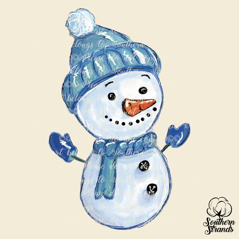 Painted Snowman