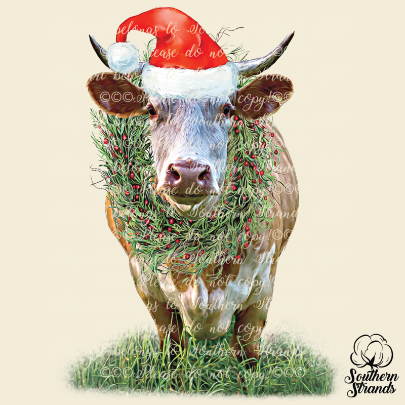 Painted Santa Cow