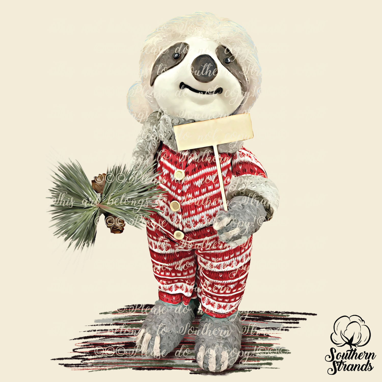 Christmas Sloth