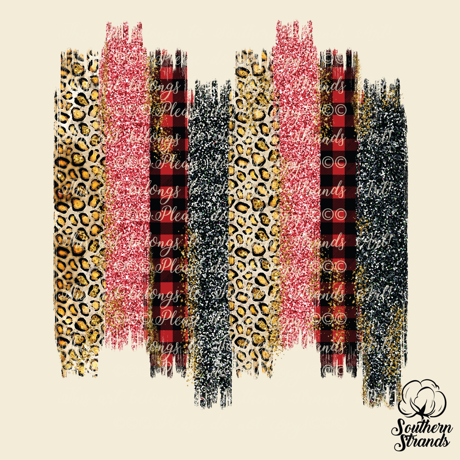 Painted Stripe Splash - 1 | Add You Own Words
