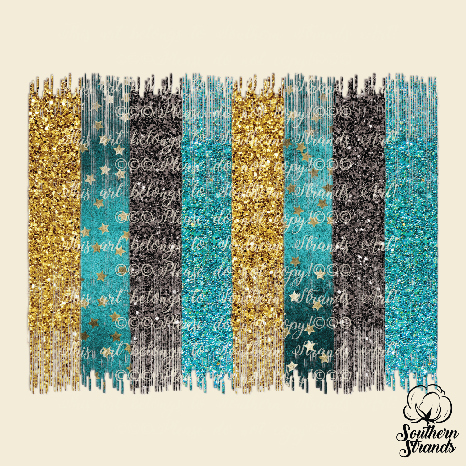 Painted Stripe Splash - 2 | Add You Own Words