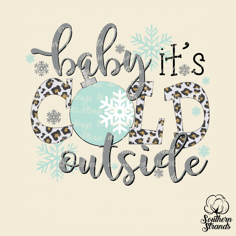 Baby It&#39;s Cold Outside Leopard-Mint