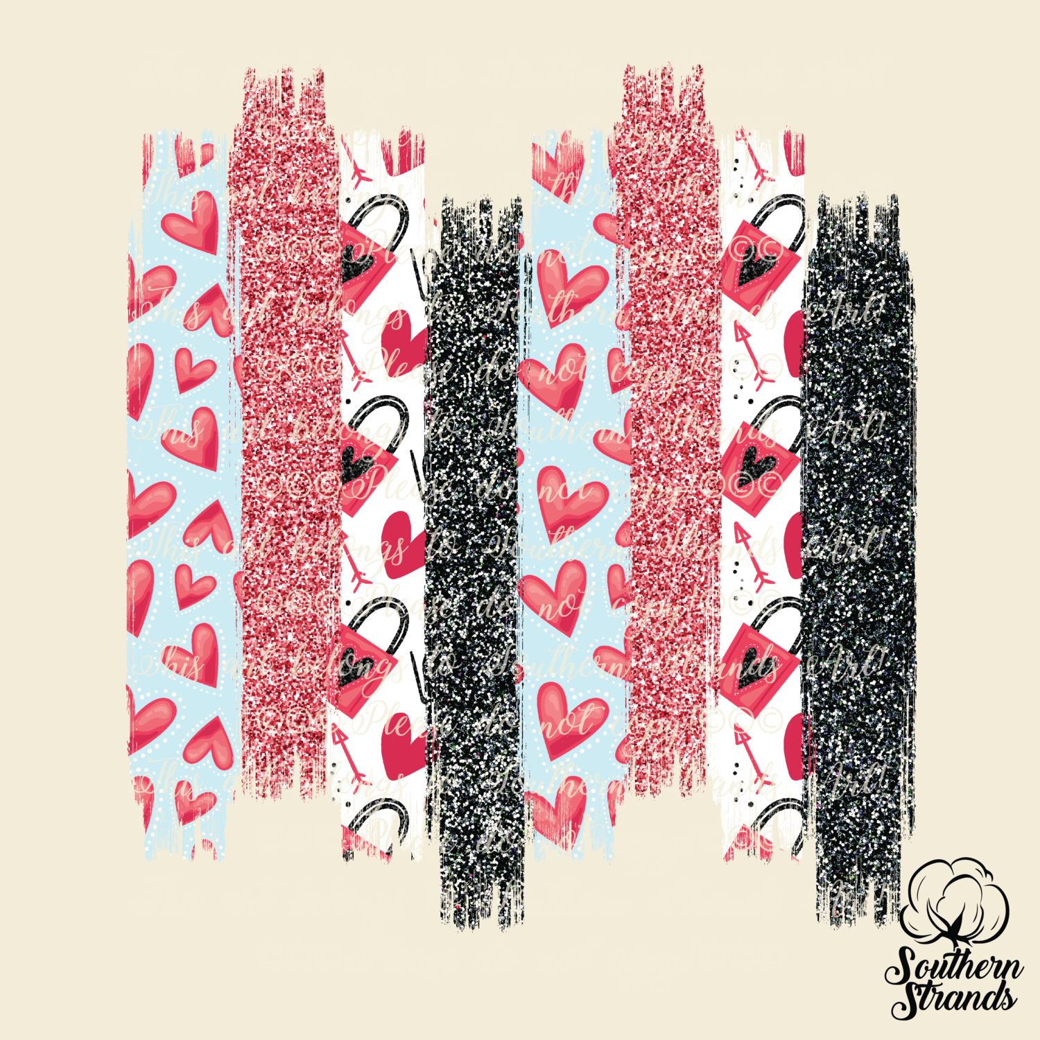 Locks of Love Splash | Add You Own Words