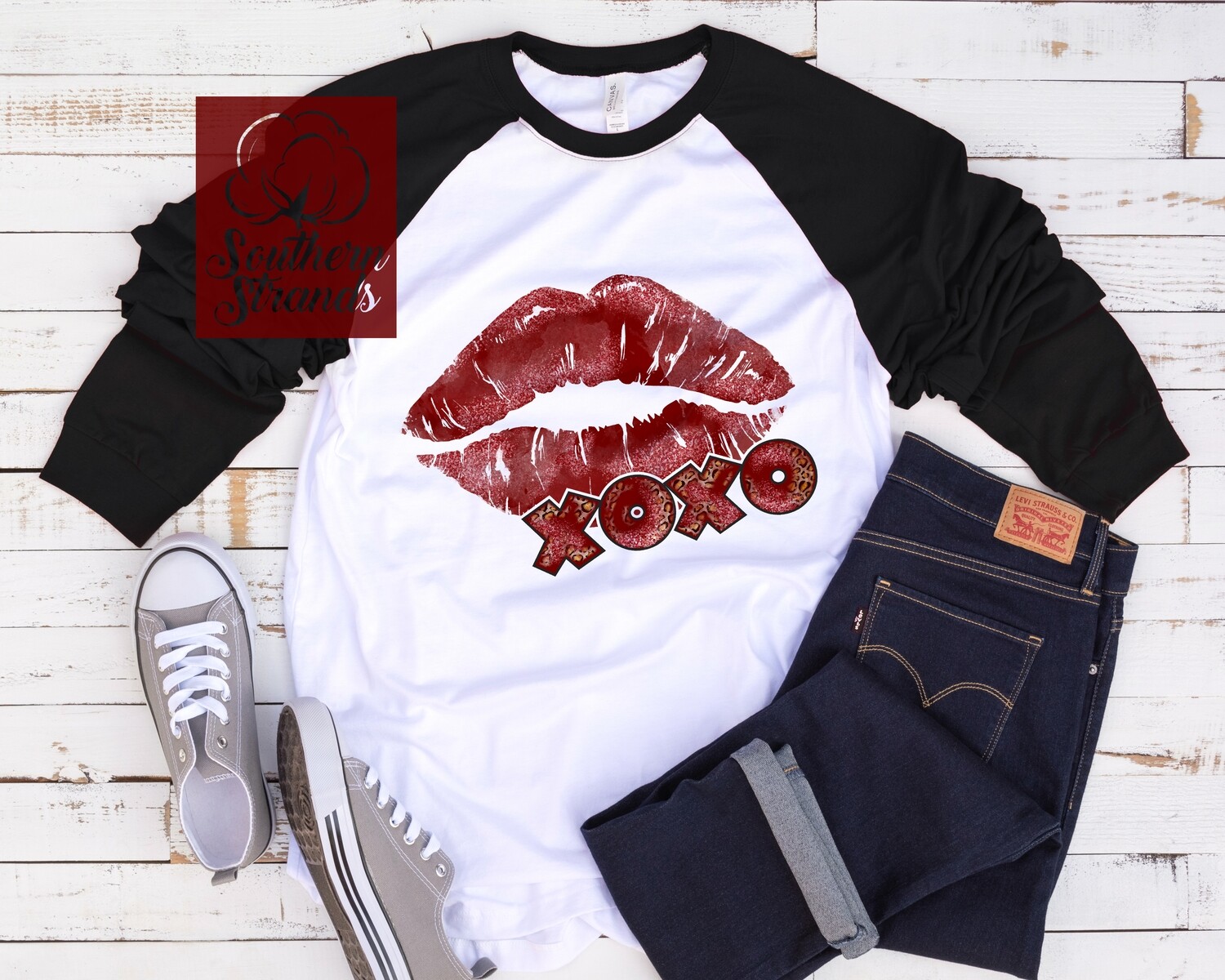 XOXO Glitter Lips