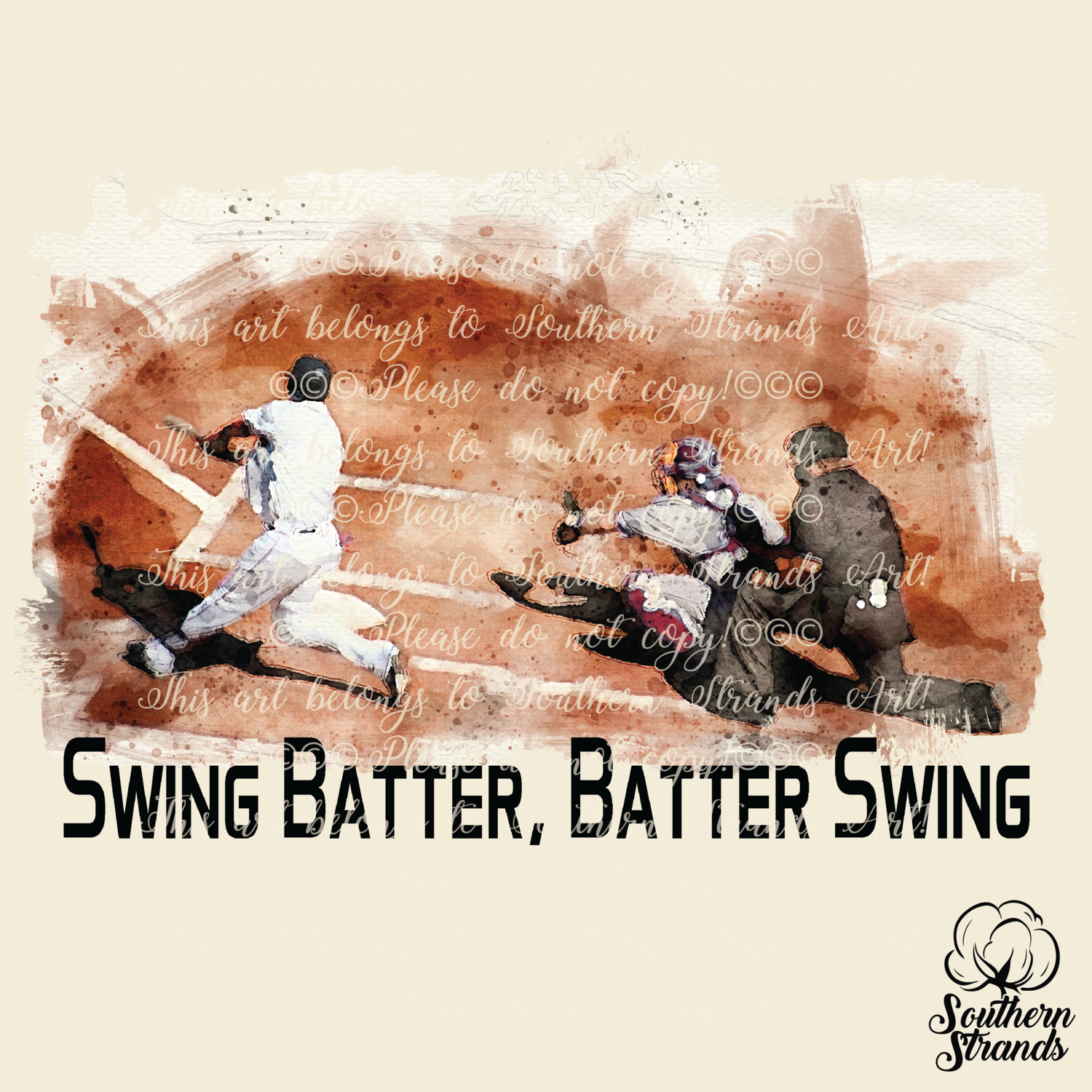 Swing Batter, Batter Swing - Maroon - Add Your Own Team