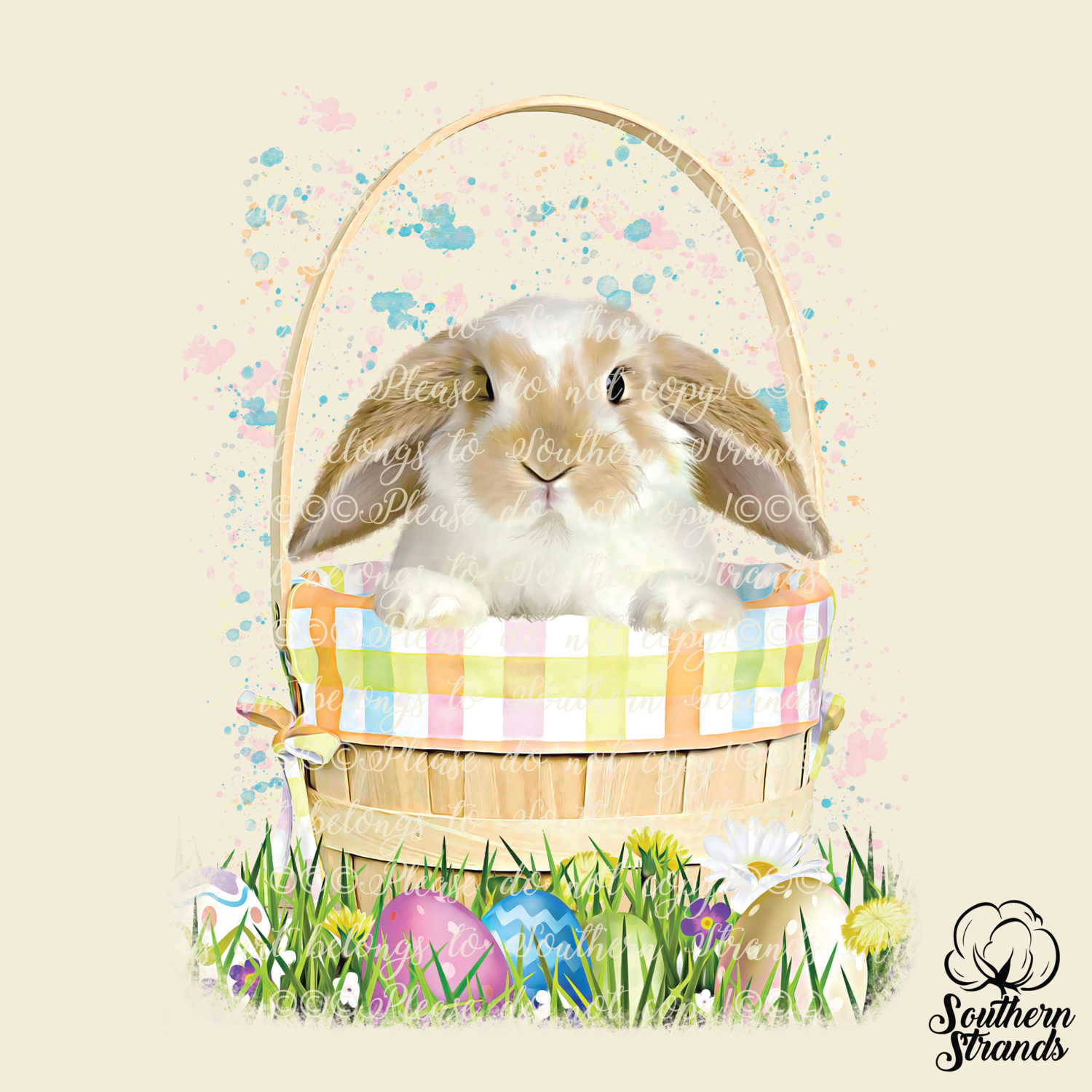 Pink - Easter Bunny Basket