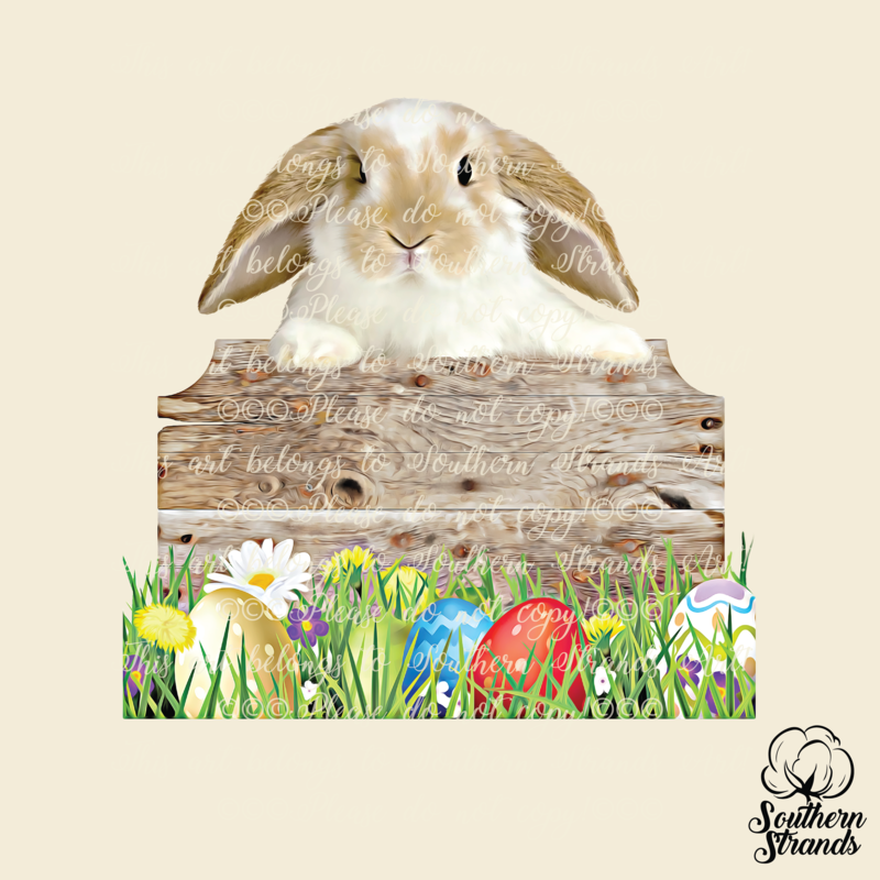 Easter Bunny Sign - Add You Own Name