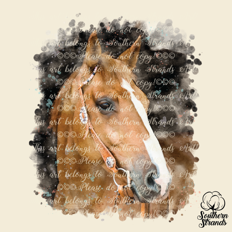 Watercolor Horse 2