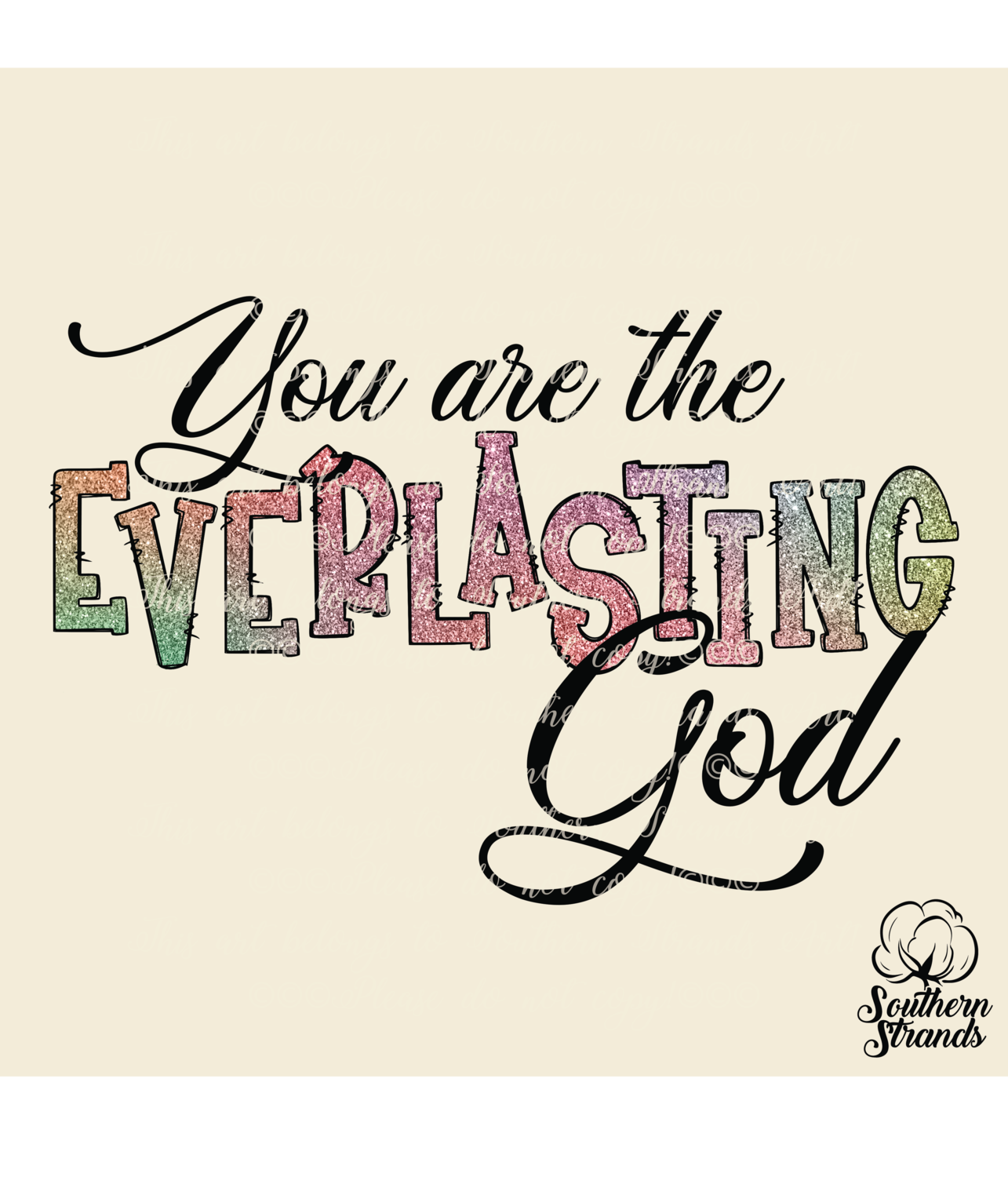 Everlasting God - Words Only