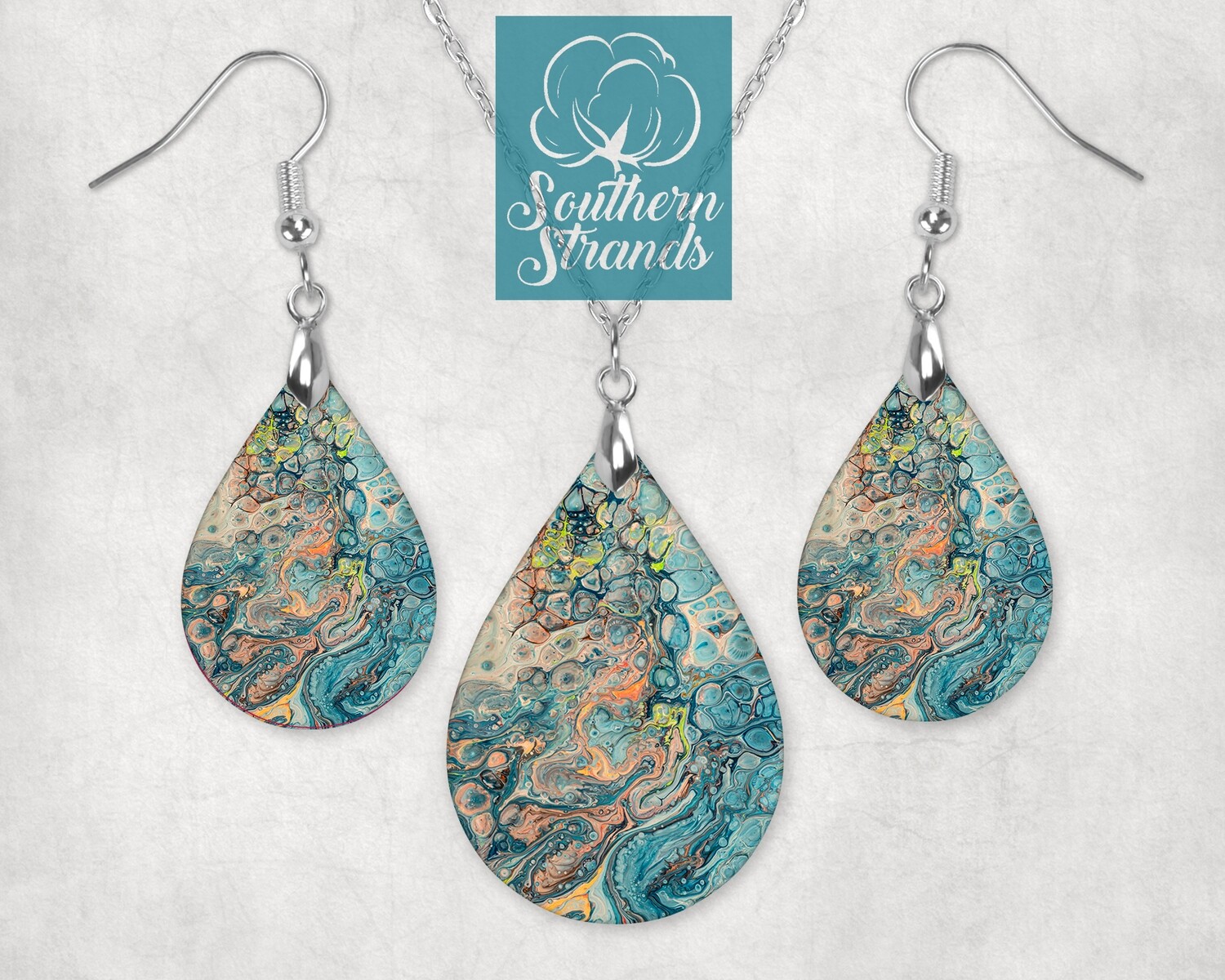 Poured Teardrop - JEWELRY - SSTeardrop
