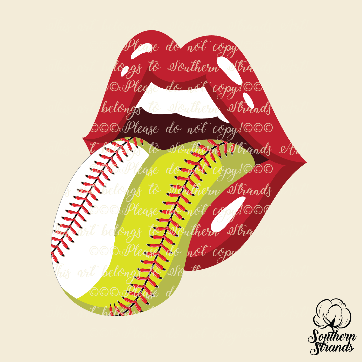 Baseball Softball Tongue