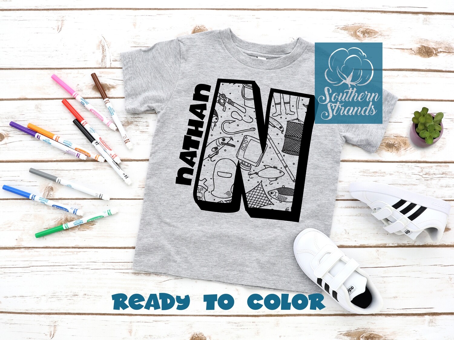 Fishin Time Doodle Alpha - 26 Doodle Letter Collection