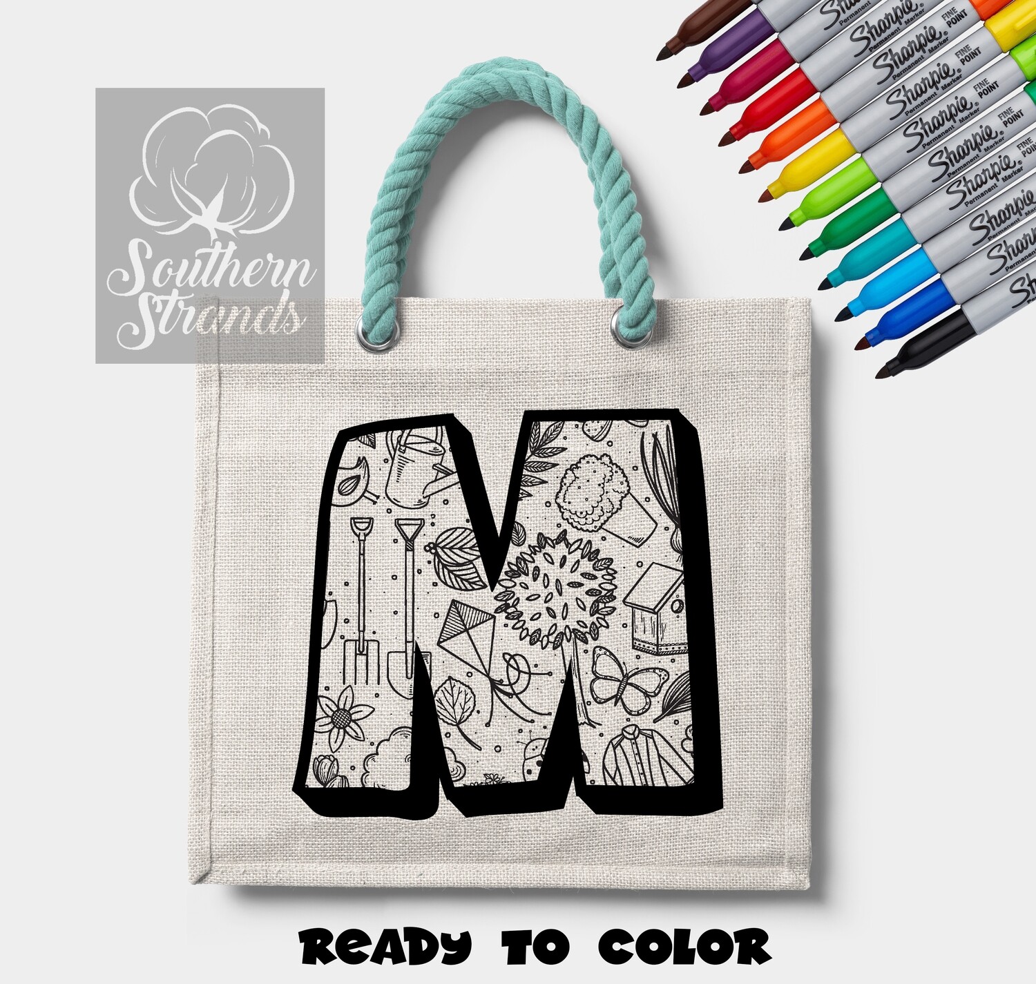 Spring Doodle Alpha - 26 Doodle Letter Collection